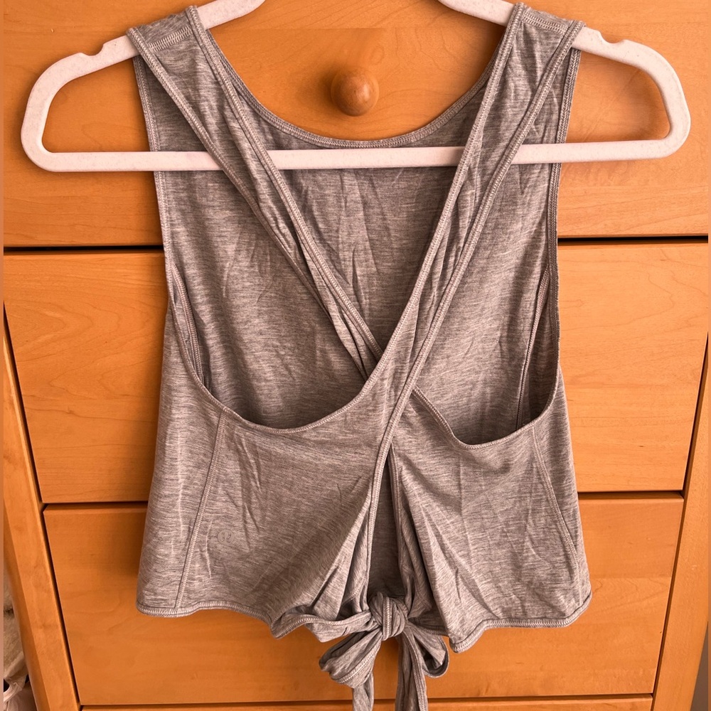 Lululemon Athletica Gray Tank Top